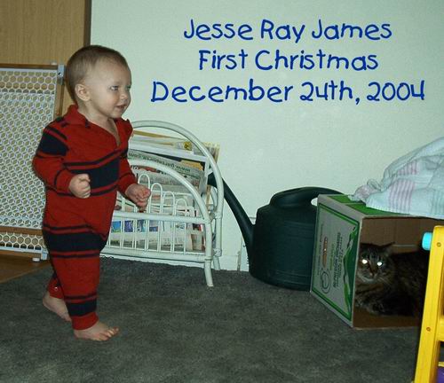 Jesse, walking for the holidays