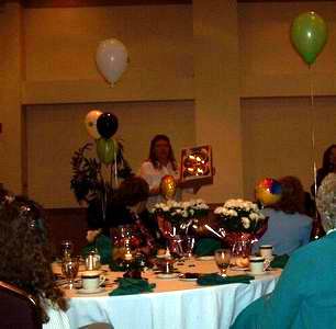 mel getting her 20 Year Award